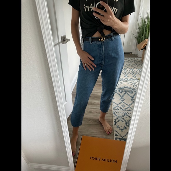 Vintage Denim - Vintage Blue Wash Sunset Blues by Chic Mom Jeans